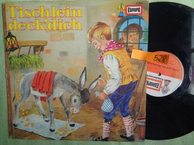 LP Europa 2044 Tischlein deck Dich Jackie und die Wunderbohne Gebrüder Grimm Hörspiel