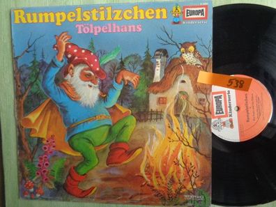 LP Europa E2050 Rumpelstilzchen Tölpelhans Grimm Andersen Hörspiel