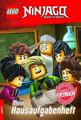 LEGO® Ninjago® Mein Hausaufgabenheft Schule Noten Stundenplan Ninjago-Rätsel