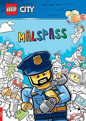 LEGO City Malspaß Malbuch ausmalen Kinder Baustelle Polizei Dschungelexpedition