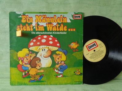 LP Europa 115412.5 Ein Männlein steht im Walde Kinderlieder Knabenchor NDR Vinyl