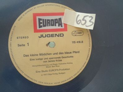 LP Europa 115416.8 Das kleine Mädchen & das blaue Pferd James Krüss Körting Vinyl
