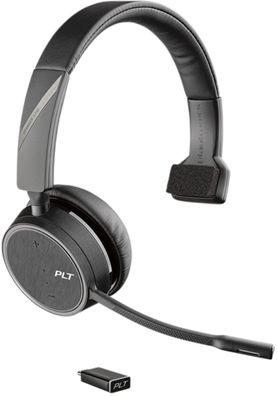 Plantronics Bluetooth Headset Voyager 4210 UC Schwarz USB-C