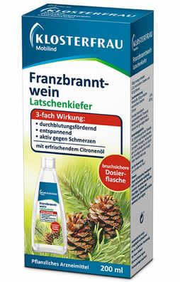 Klosterfrau Franzbranntwein Latschenkiefer 200ml Gelenkschmerzen Muskelschmerzen