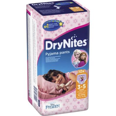 Huggies DryNites Pyjamah?schen Pyjama Pants M?dchen 3-5 Jahre 10 St?ck