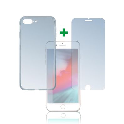 4smarts 360 Protection Set für Apple iPhone 8 Plus / iPhone 7 Plus - Transparent