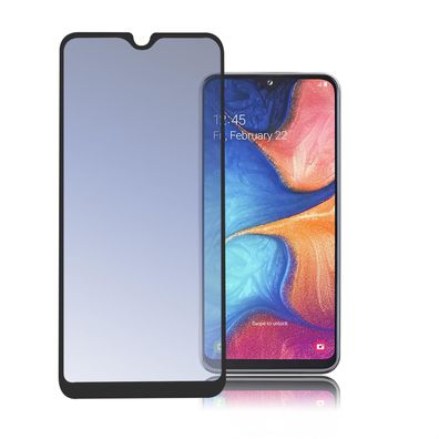 4smarts Second Glass 2.5D Colour Frame für Samsung Galaxy A20e schwarz