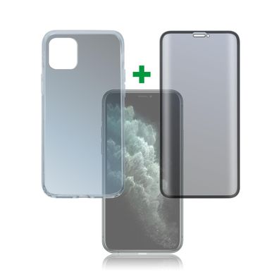 4smarts 360 Premium Protection Set mit Colour Frame Glas für Apple iPhone 11 Pro Ma
