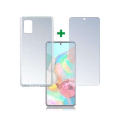 4smarts 360 Protection Set Limited Cover für Samsung Galaxy A71 - Transparent