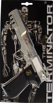 Wicke "Terminator" Spielzeugpistole, 25 Schuss Actionheld Pistole Waffe Karneval