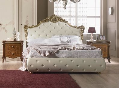 Königliches Luxus Bett mit Stauraum Arina 160x200 Barock NEU italienisch