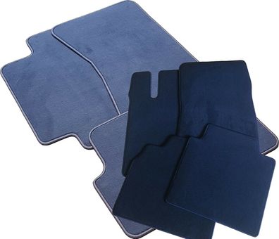 Fußmatten für Opel Kadett B in Velours Elegant pacificblau oder dunkelblau