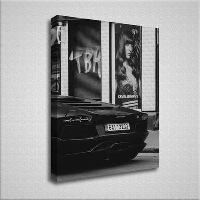 Wandbild | Lamborghini Aventador | Eleganter Kunstdruck | Deko | XXL Bild