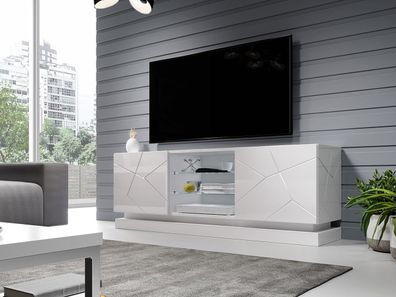 TV-Lowboard Qiu 160 TV-Schrank Modern Design TV-Tisch Sideboard Schrank
