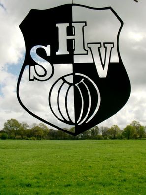 Heider SV Wappen H=50cm B=40cm HSV Logo Fußball Sport Fanartikel Heide Logo