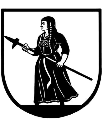 Maria Jessen Wappen Nordhastedt/ Heide von 60cm-100cm ab 229€ aus 3mm Stahl