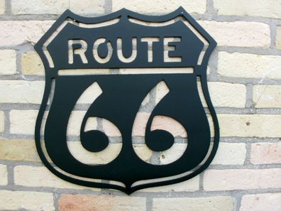 Route 66 das 3mm Stahl-Schild - zur 3940 km Kult-Road von 40cm-100cm ab 49€
