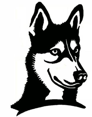 Husky Dekoration Skulptur Hund 3mm Stahl von 50cm-100cm Schlittenhund ab 69€