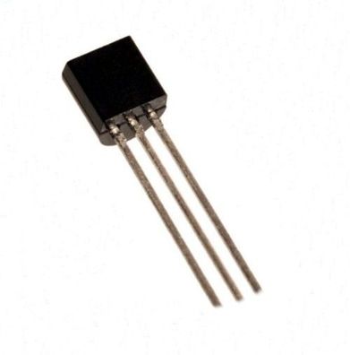 BC547C, NPN Silizium Transistor, 50V, 100mA, 500mW, TO92, 25St.