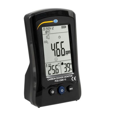 PCE CO2-Messgerät PCE-CMM 10 zur Messung der Luftqualität Temperaturmessung