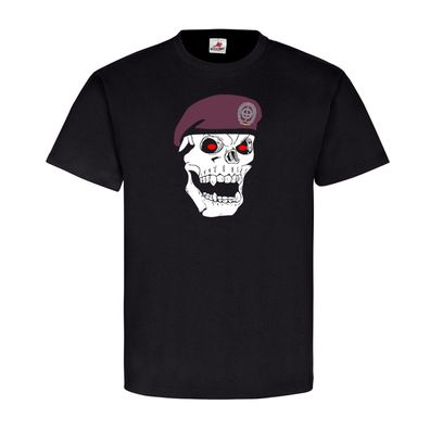 deutscher Nachschubsoldat Skull Totenkopf Barett Barettabzeichen - T Shirt #5606