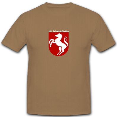 254. Infanterie-Division InfDiv Infanterie WK 2 Wappen Abzeichen - T Shirt #5602