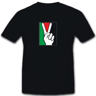Peace Palästina Frieden Friedenszeichen Symbol - T Shirt #5510