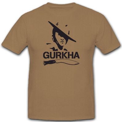 Gurkha Khukuri Soldat Waffe Fremdenlegion Elitesoldaten - T Shirt #5498