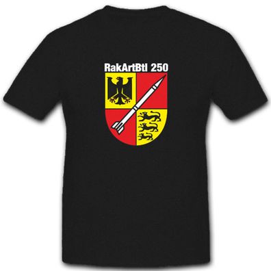 RakArtBtl 250 Raketenartilleriebataillon 250 Artillerie Heer - T Shirt #5487