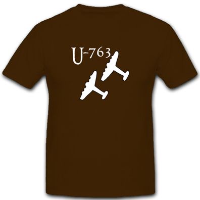 U-763 U-Boot deutsche Marine Militär - T Shirt #5328