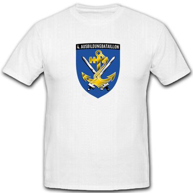 4. Marineausbildungsbataillon deutsche Marine WK 2 Matrose Wappen T Shirt #5272