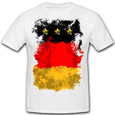 Germany Flag Flagge Deustchland Schwarz Rot Gold Fahne - T Shirt #5186