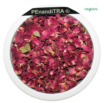 Rosen Rosenblütenblätter - 500 g - rot-rosa Blütenblatt - VEGAN - PEnandiTRA®