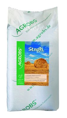 AGROBS Stroh 10 kg, Futterstroh Gerstenstroh Weizenstroh gehäckselt staubarm
