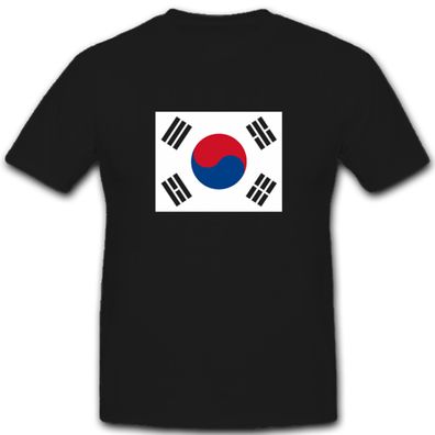 Korea Südkorea Flagge Fahne Symbol Taegeukgi Yin Yang Seoul - T Shirt #4845