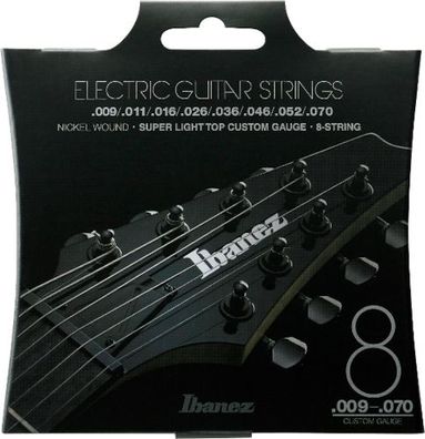 Ibanez IEGS82 - super light top custom (009-070) - Saiten für 8-saitige E-Gitarre