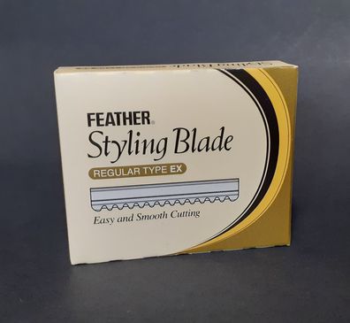 Feather Styling Blade Razor Klingen Regular EX 10 Klingen