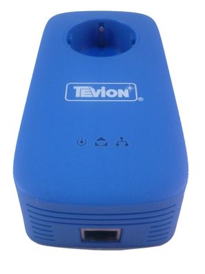 Tevion PLA 294 blau MT:2240 Powerline PowerLan Adapter dlan