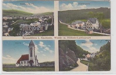 64979 Mehrbild Ak Brundöbra i. Sachsen Oberförsterei usw. 1914