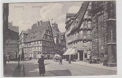 18849 Ak Hannover Breitestraße mit Geschäften 1915