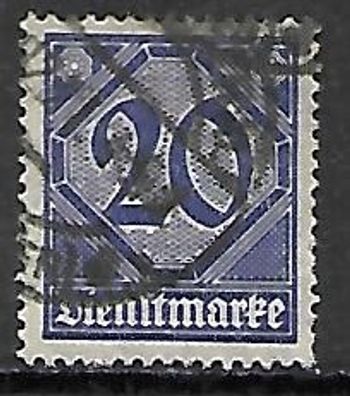 Deutsches Reich gestempelt Dienstmarke Michel-Nummer 26