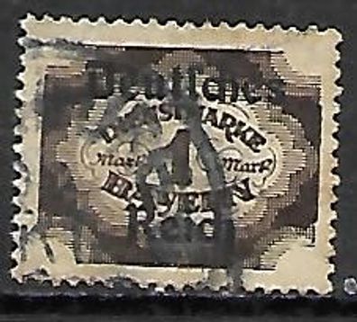 Deutsches Reich gestempelt Dienstmarke Michel-Nummer 46