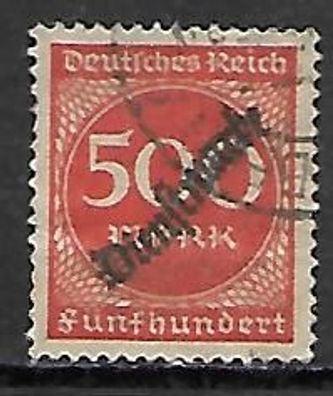 Deutsches Reich gestempelt Dienstmarke Michel-Nummer 81