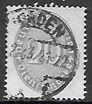 Deutsches Reich gestempelt Dienstmarke Michel-Nummer 126X