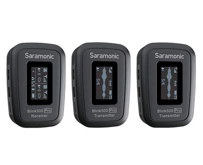 Saramonic Blink500 Pro B2 drahtloses Mikrofonsystem für Kamera, Smartphone, Tablet