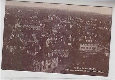 44943 Ak Truppenübungsplatz Grafenwöhr Blick vom Wasserturm n. dem Ostlager 1934