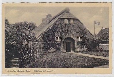 64808 Ak Friesisches Bauernhaus Nordseebad Tossens um 1920