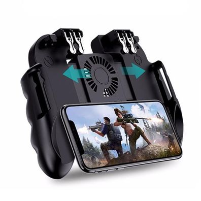 Finger Pubg Game Controller - Gamepad Trigger Shooting mit Joystick - Aufladen Fan