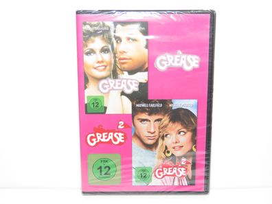 Grease & Grease 2 - John Travolta - DVD - OVP
