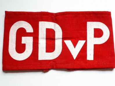 Original DDR NVA Armbinde GDvP Gehilfe Diensthabener vom Park